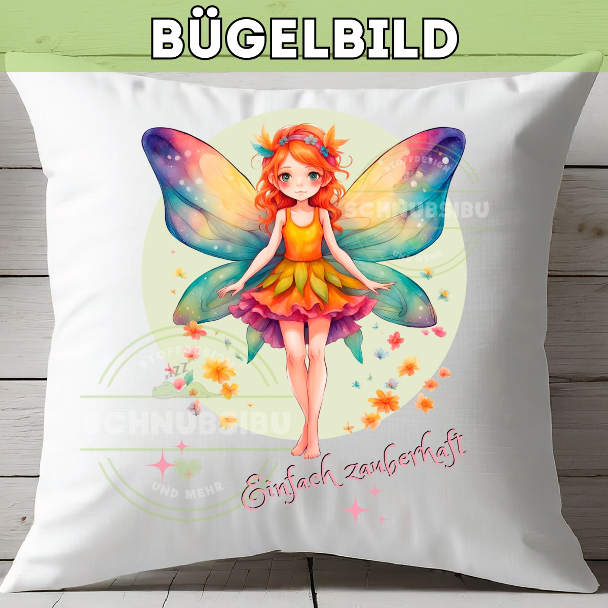 Bügelbild Kleine Fee